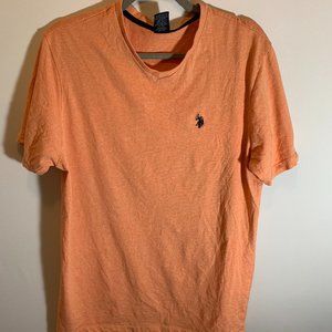 polo assn peach shirt